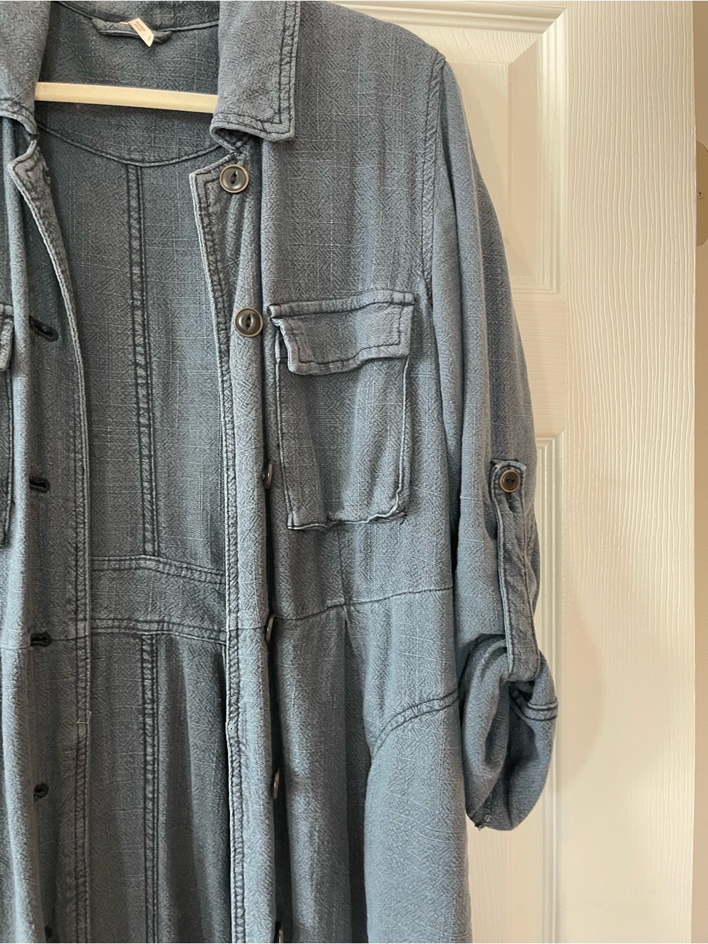 Free People Rainz Cuffed Duster Jacket/Dress - Picture 7 of 8